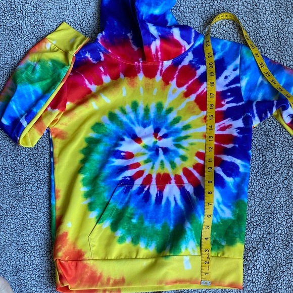 Vibrant Spiral Tie-Dye Sweatshirt - Picture 6 of 6